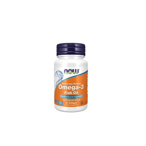 NOW Omega-3 100 mg 30 Softgels – Heart, Brain & Eye Support, Cardiovascular Health Supplement