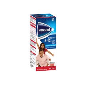 Panadol Children 5–12 Years Syrup 250mg/5ml – Paracetamol Fever & Pain Relief for Kids | Fast Acting Pediatric Analgesic & Antipyretic
