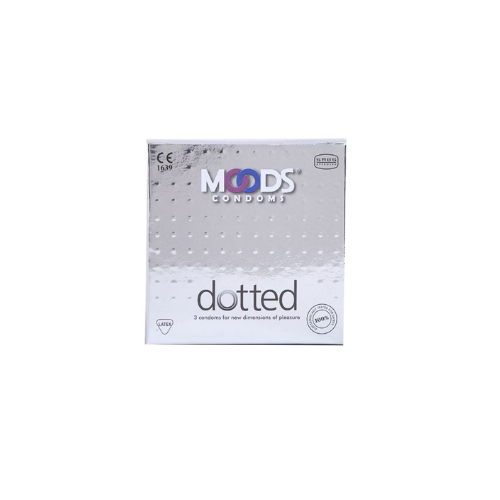 Moods Dotted Condoms 3 Pack – Textured for Enhanced Sensation & Reliable Protection