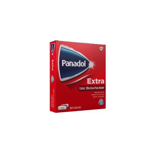 Panadol Extra Tablets 24s – Strong Pain Relief with Paracetamol & Caffeine for Headache, Migraine, Toothache & Body Aches