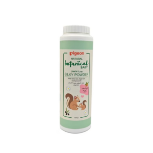 Pigeon Natural Botanical Baby Silk Powder – Gentle Talc-Free Baby Powder, Soothes & Protects Delicate Skin, Absorbs Moisture & Prevents Irritation, Soft Botanical Formula for Daily Baby Care