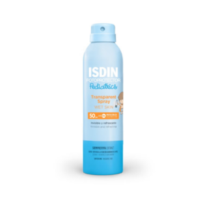 ISDIN Pediatrics Spray Wet Skin SPF 50 – High Protection Sunscreen Spray for Kids & Babies, Broad Spectrum UVA/UVB Defense, Water-Resistant & Wet Skin Application Formula, Lightweight Fast-Absorbing Sun Protection for Sensitive Skin