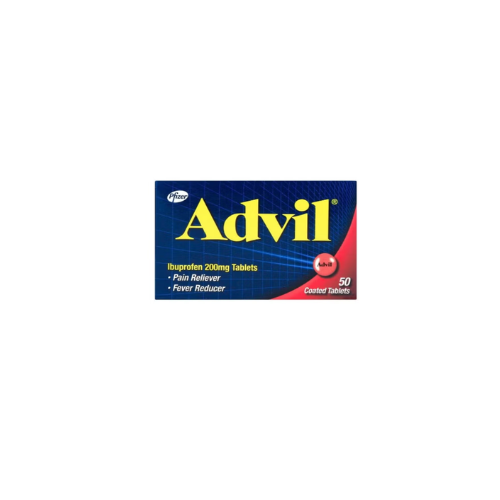 Advil 200mg Tablets 50s – Fast Relief for Pain, Headache, Muscle Pain, Back Pain, Toothache & Fever | Ibuprofen Anti-Inflammatory Tablets 50 Count