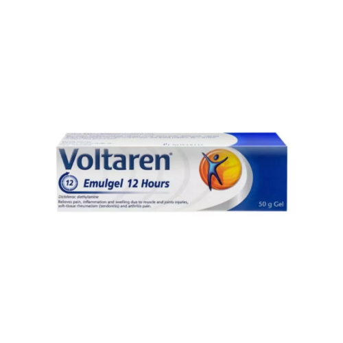 Voltaren Emulgel 12 Hours 50g – Long-Lasting Relief for Muscle Pain, Joint Pain, Back Pain & Inflammation | Topical Anti-Inflammatory Gel 50g Tube