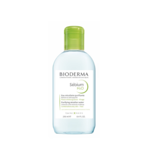 Bioderma Sebium H2O Micellar Water – 250ml | Purifying Makeup Remover & Cleanser for Oily & Combination Skin