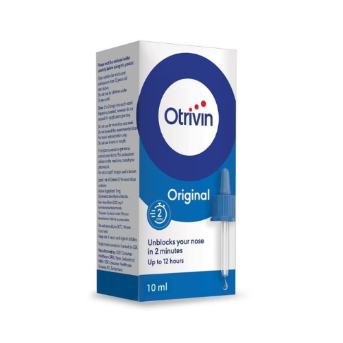 Otrivin Nasal Drops – Fast Relief for Blocked Nose & Nasal Congestion | Decongestant Nasal Drops for Cold, Flu & Allergy Relief