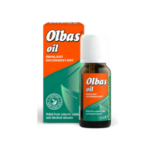 Olbas Oil 12ml – Natural Decongestant Essential Oil for Fast Relief from Cold, Sinus Congestion & Blocked Nose