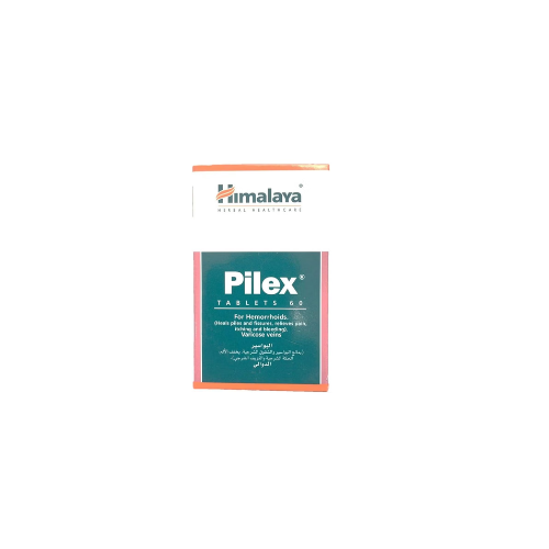 Pilex Tablets 60 Count – Herbal Hemorrhoid & Digestive Support Supplement
