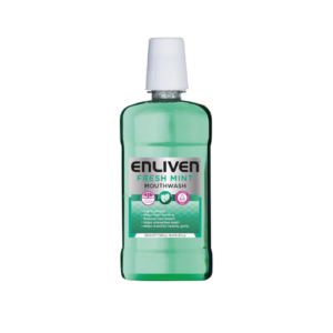 Enliven Fresh Mint Mouthwash – Alcohol-Free Antibacterial Oral Rinse for Long-Lasting Fresh Breath & Gum Care