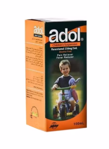 Adol 250 Pediatric Syrup – Fast Acting Fever & Pain Relief for Kids